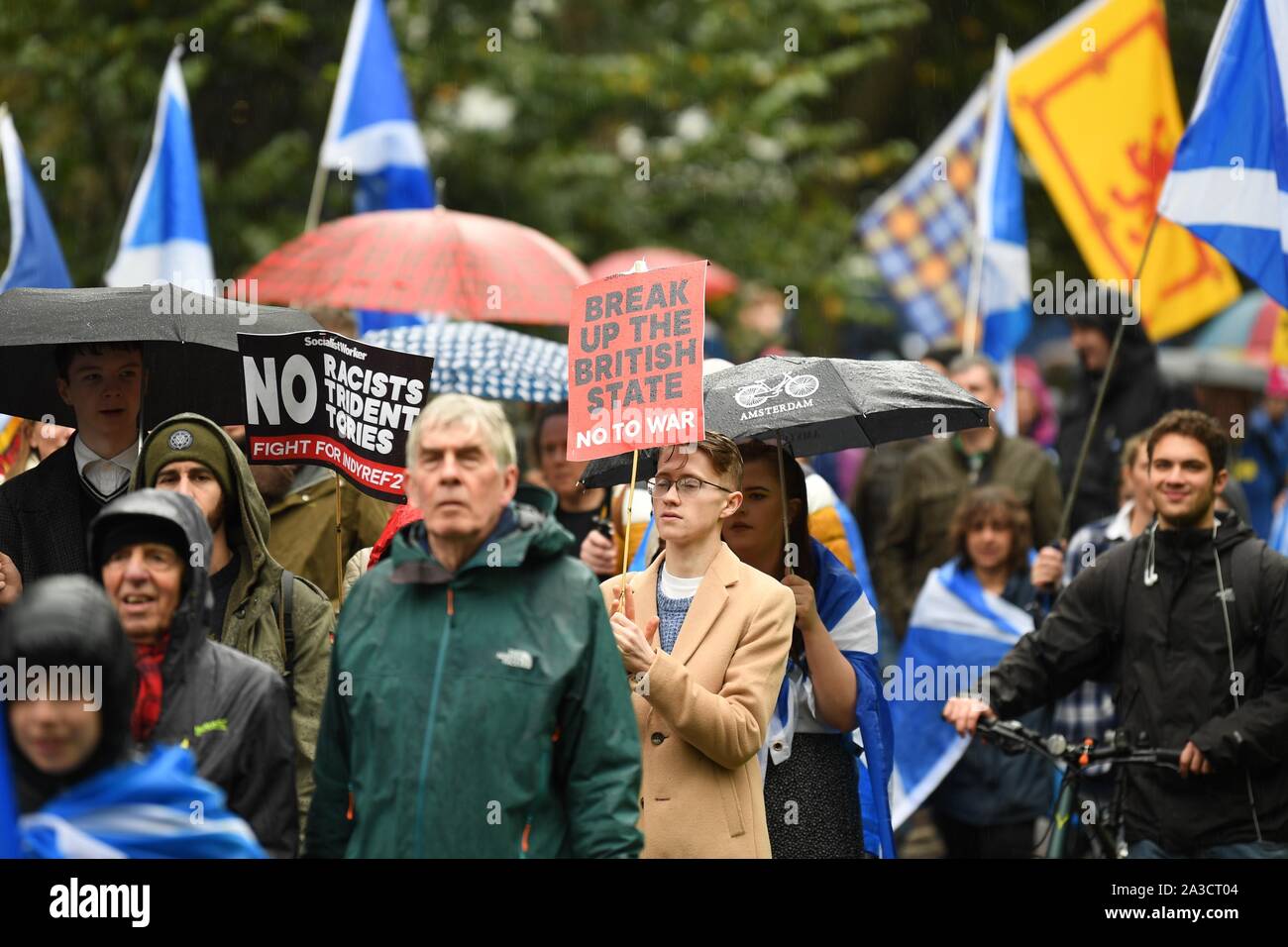 Indipendenza scozzese marzo per l'indipendenza del 2019 . Edimburgo. Foto Stock