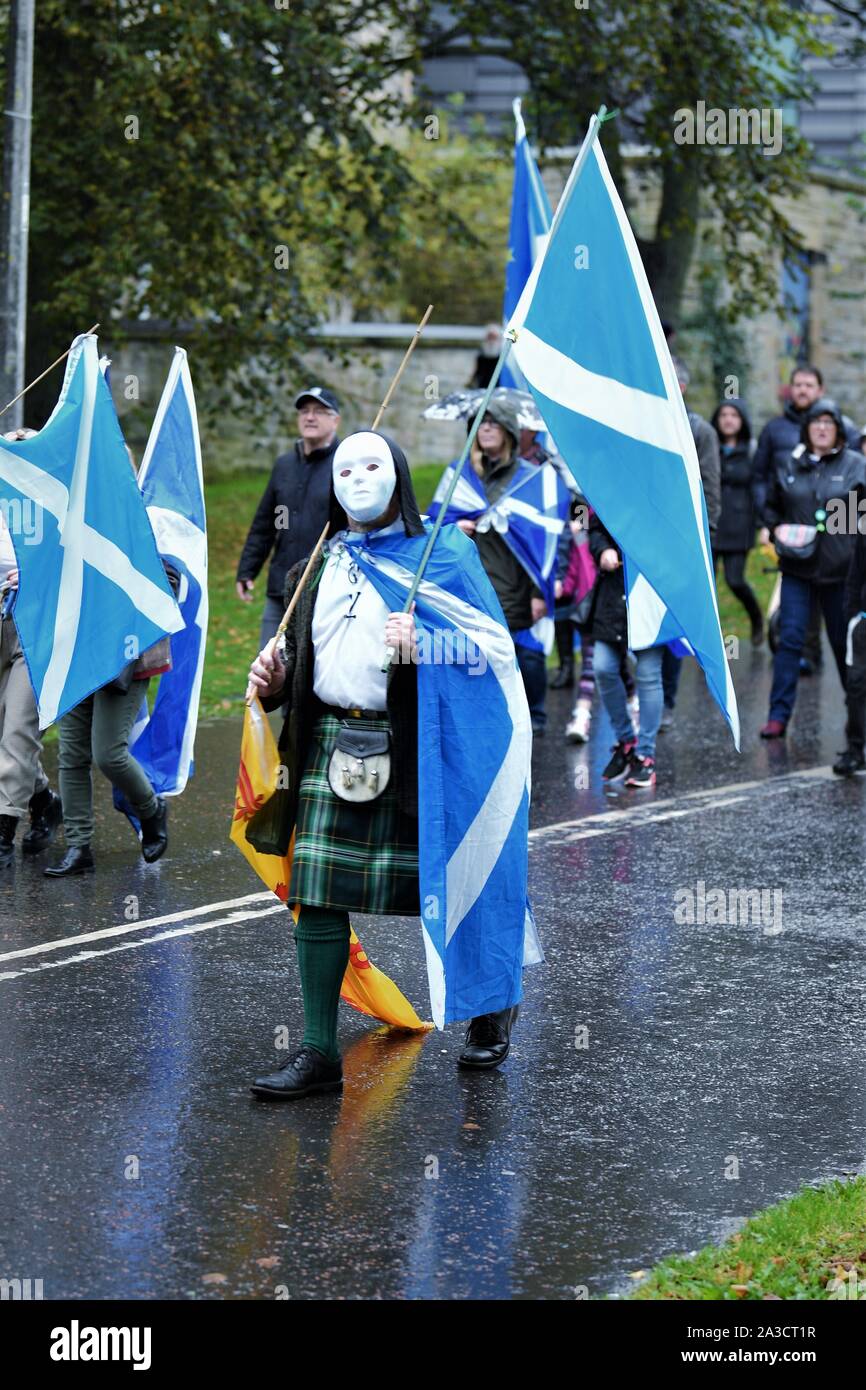 Indipendenza scozzese marzo per l'indipendenza del 2019 . Edimburgo. Foto Stock