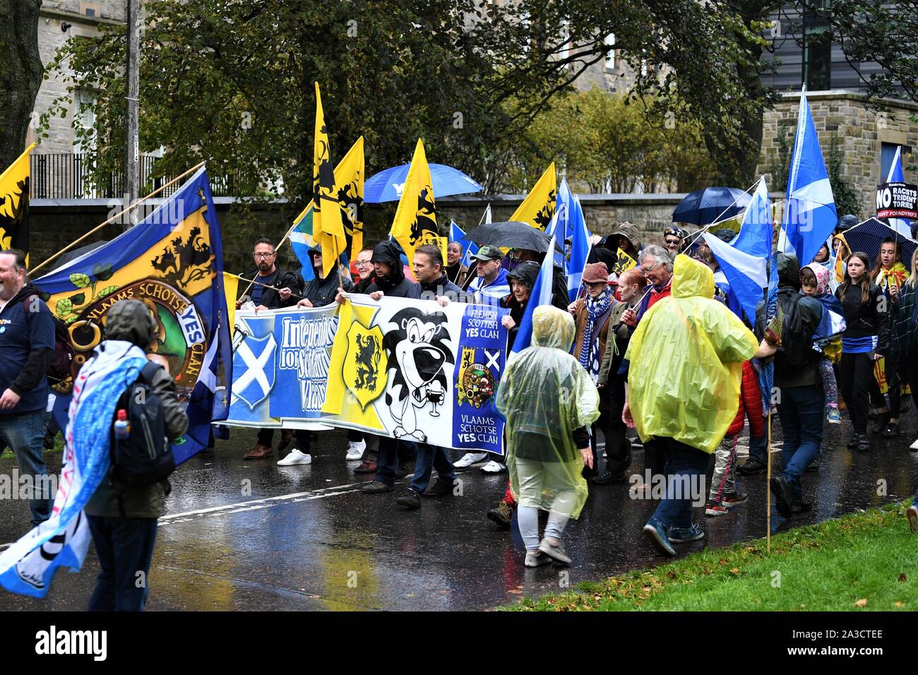 2019 AUOB indipendenza scozzese marzo a Edimburgo . Foto Stock