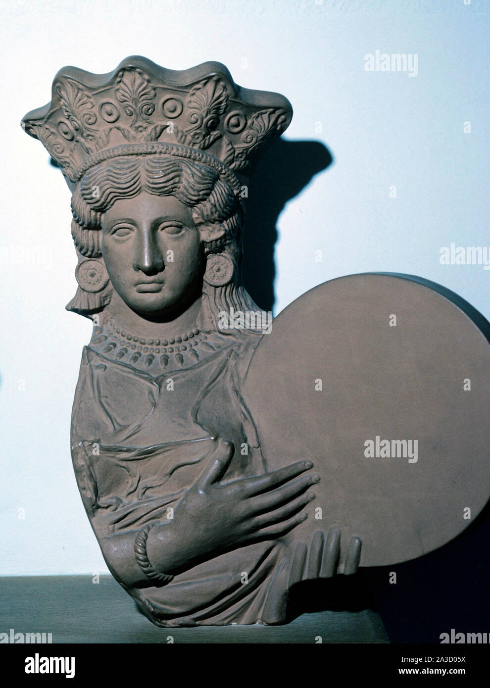 Cibele, la Madre Terra Dea, frigia/anatolica. V secolo A.C. Foto Stock
