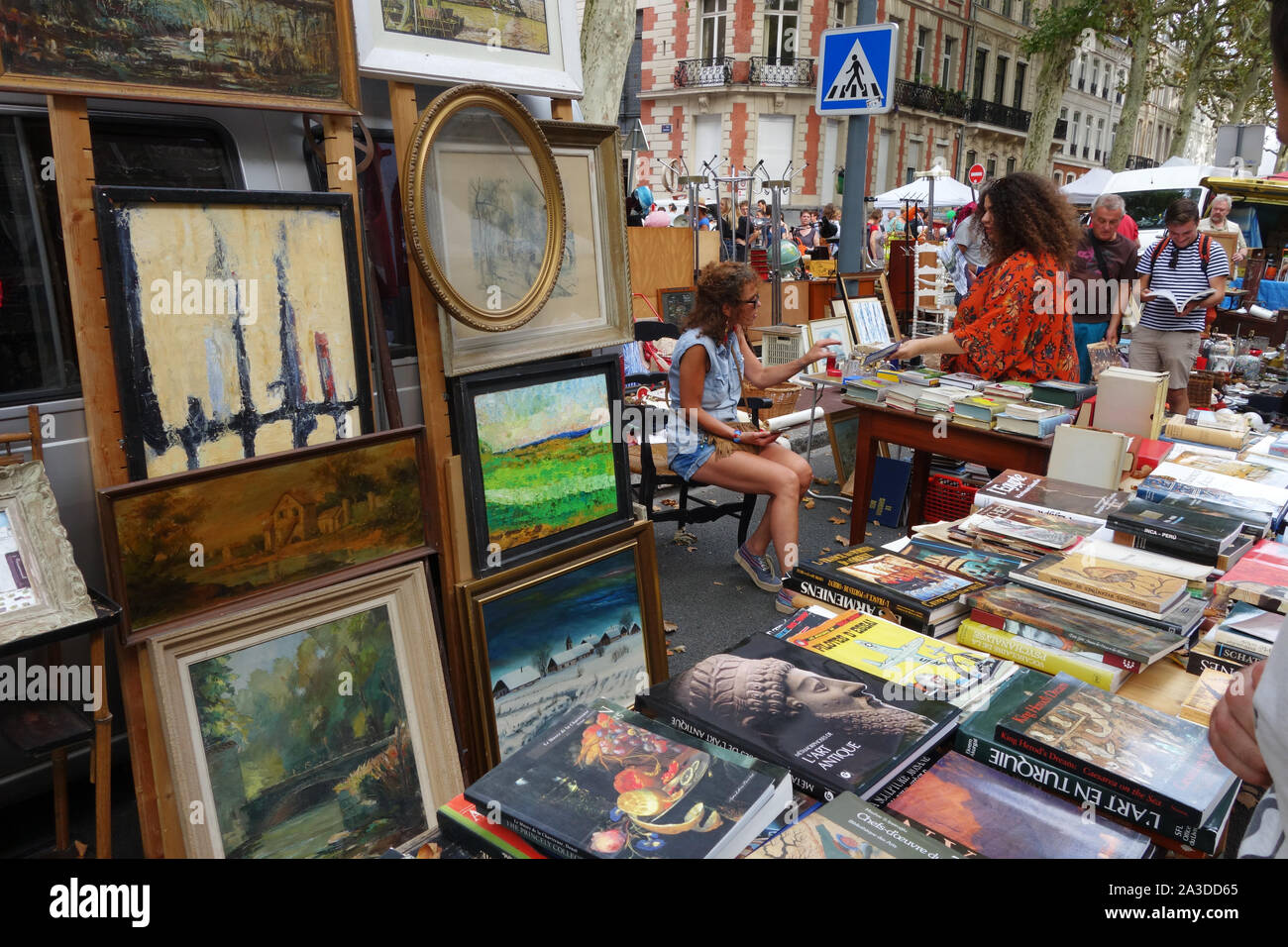 Braderie di Lille 2019, Lille Francia Europa Foto Stock