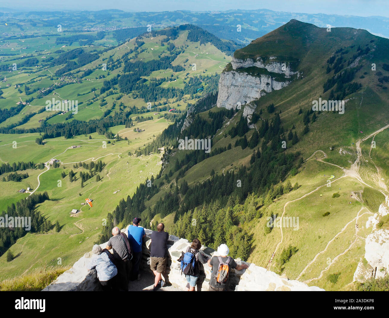Kamor aus der Sicht vom hohen Kasten im Alpstein Appenzell Innerhoden Foto Stock
