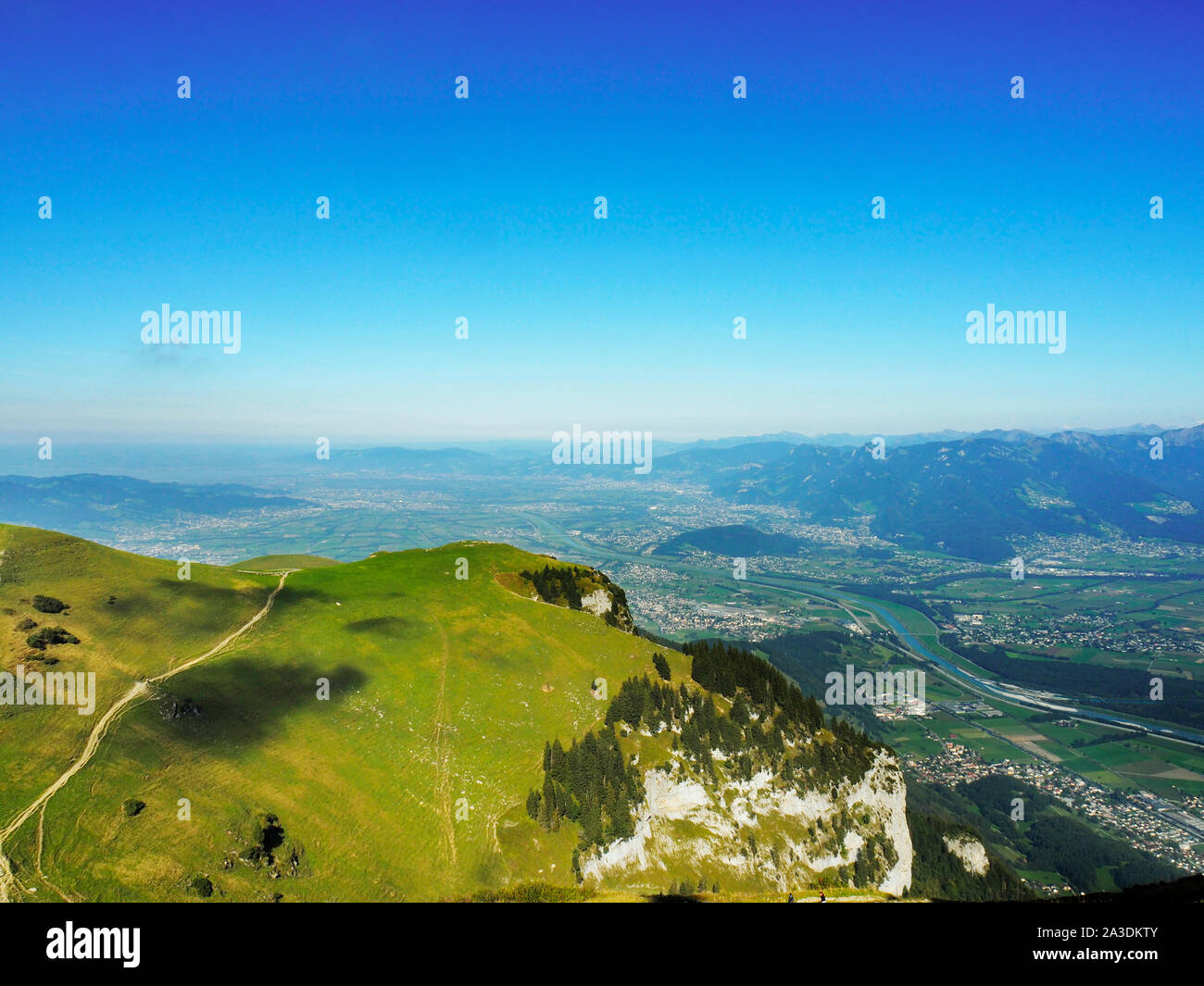 Kamor aus der Sicht vom hohen Kasten im Alpstein Appenzell Innerhoden Foto Stock