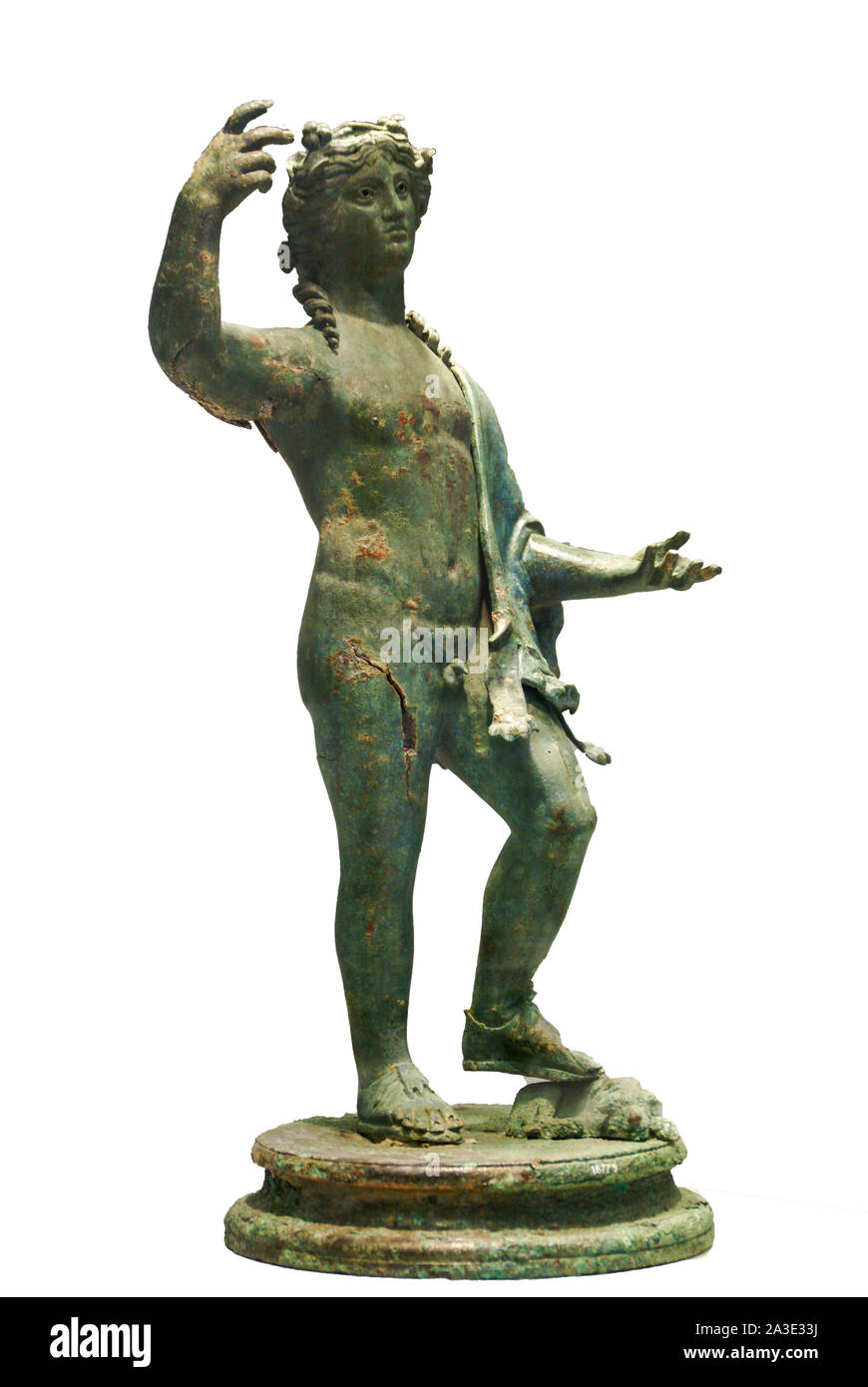 Museo Archeologico Nazionale; Atene, Grecia.Bronzo, lamiera, statua Foto Stock