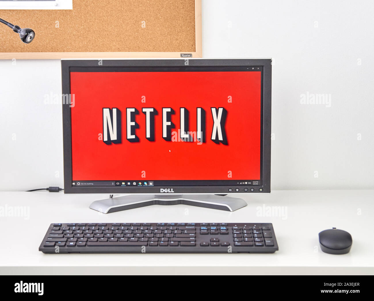 MONTREAL, Canada - 8 Marzo 2016 - Netflix su uno schermo di computer desktop. Foto Stock