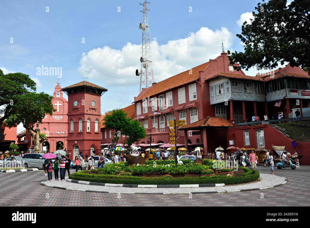 Malacca Città storica della Malesia Foto Stock