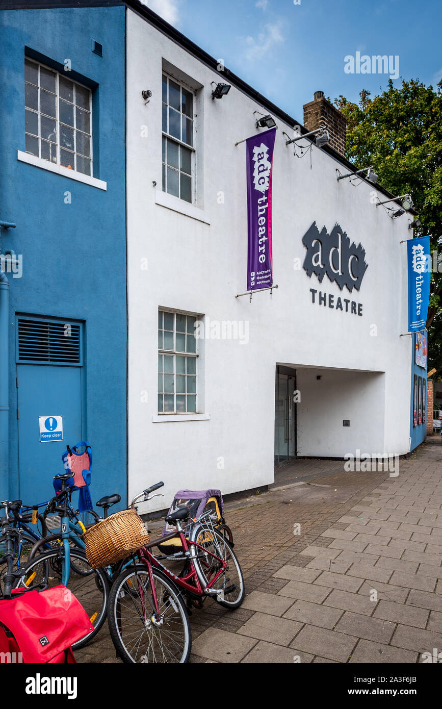 L'ADC Theatre di Cambridge. È la Gran Bretagna è più antica Università playhouse e è stata la presentazione di gioca su questo sito dal 1855. Foto Stock