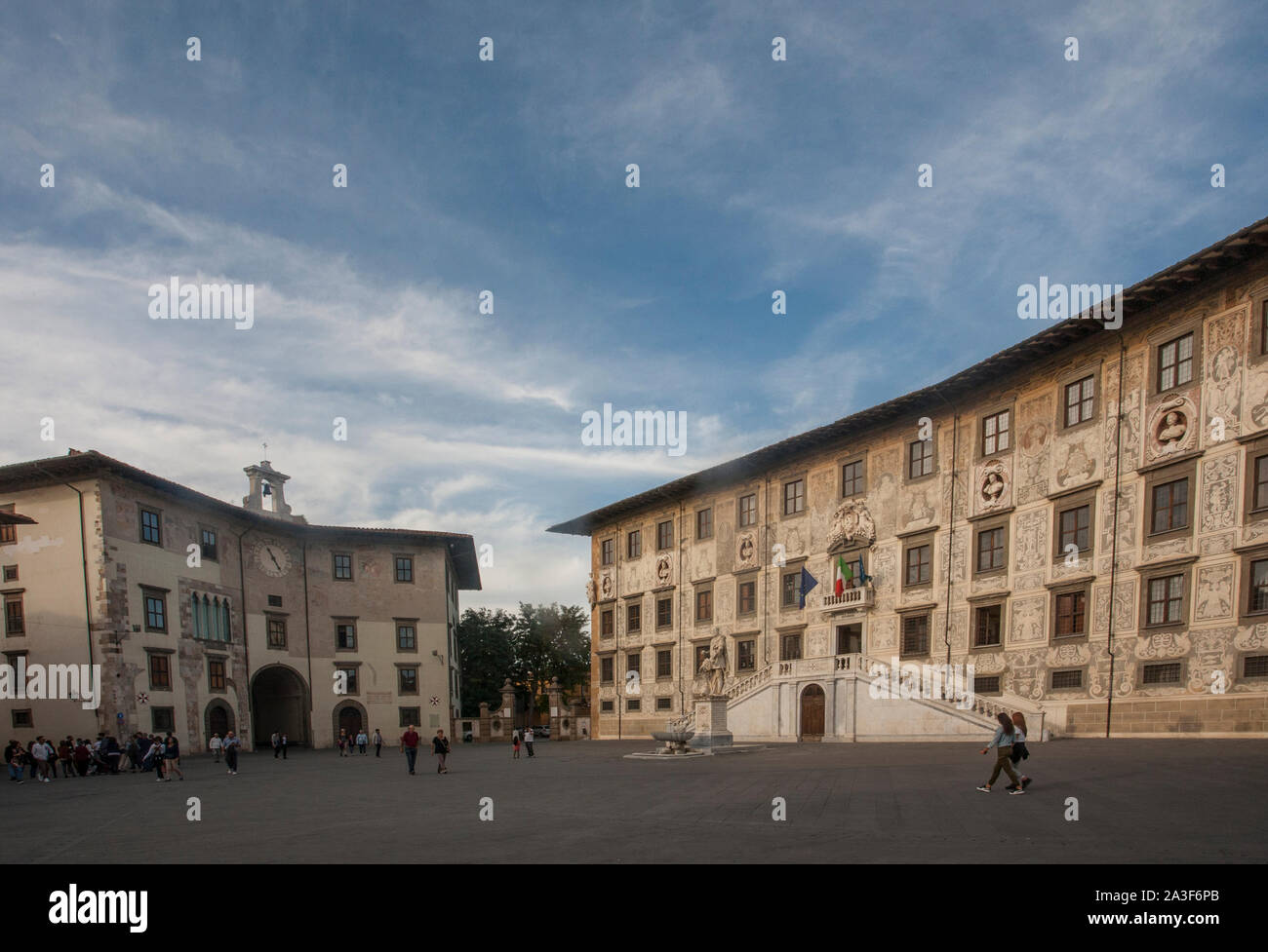 Pisa, Piazza dei Cavalieri Foto Stock