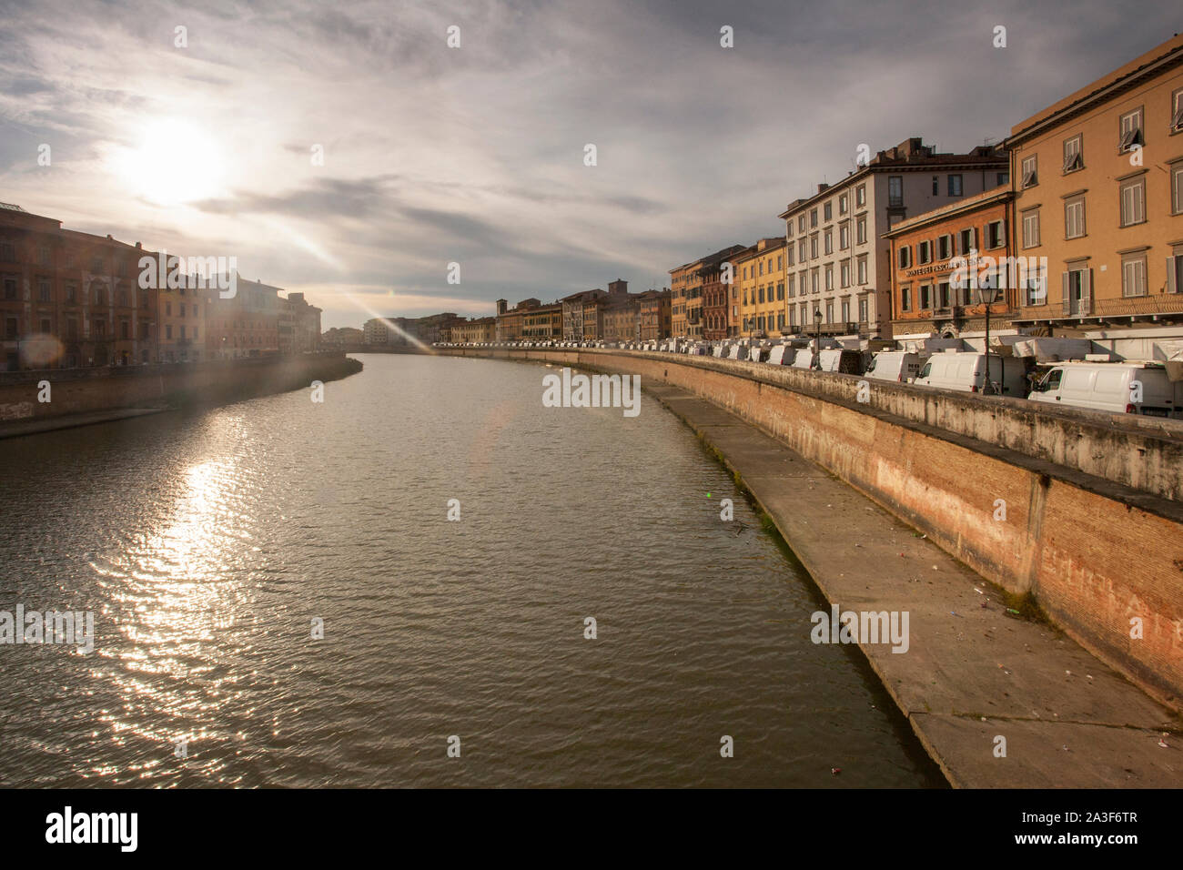 Pisa - Lungo Arno Foto Stock