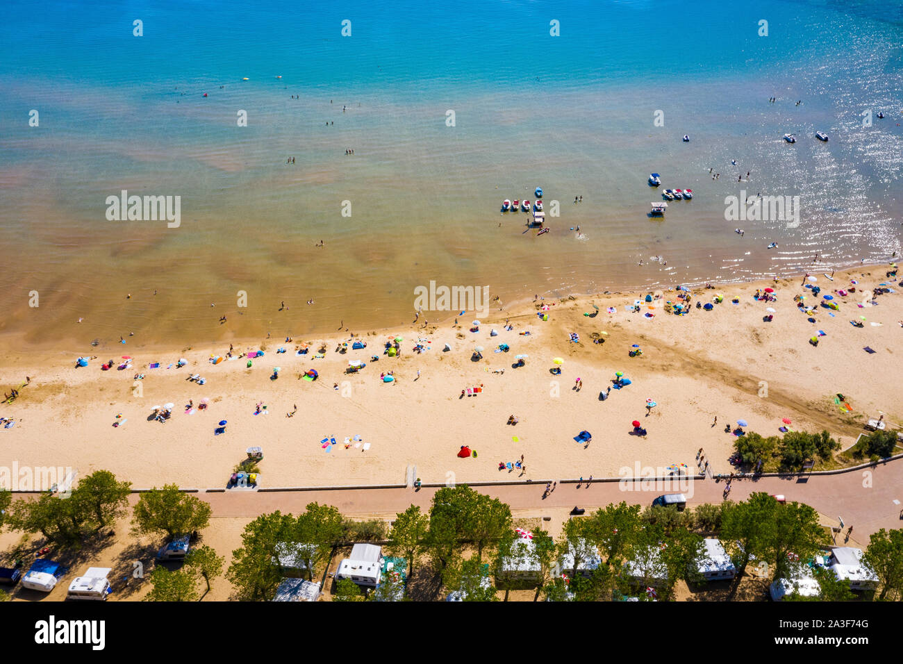 Isola di Rab Foto Stock