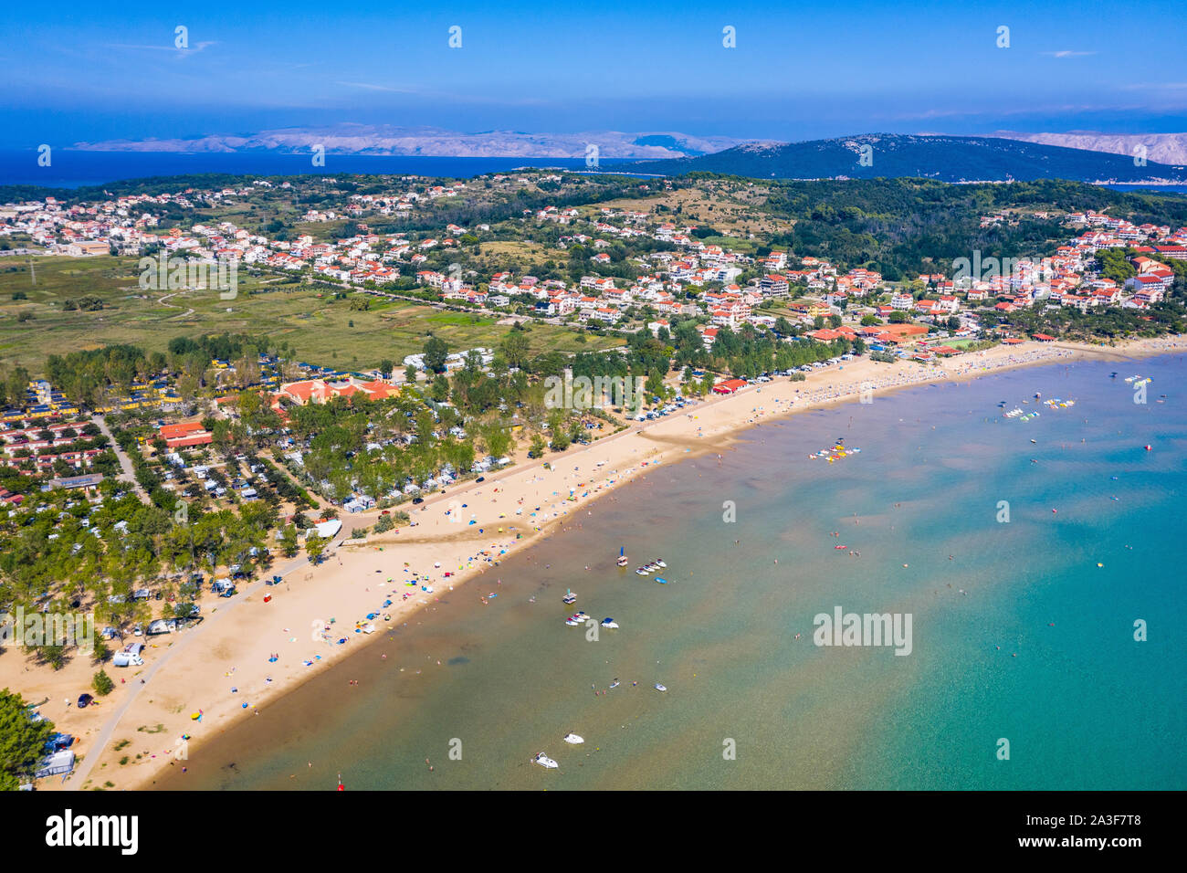 Isola di Rab Foto Stock