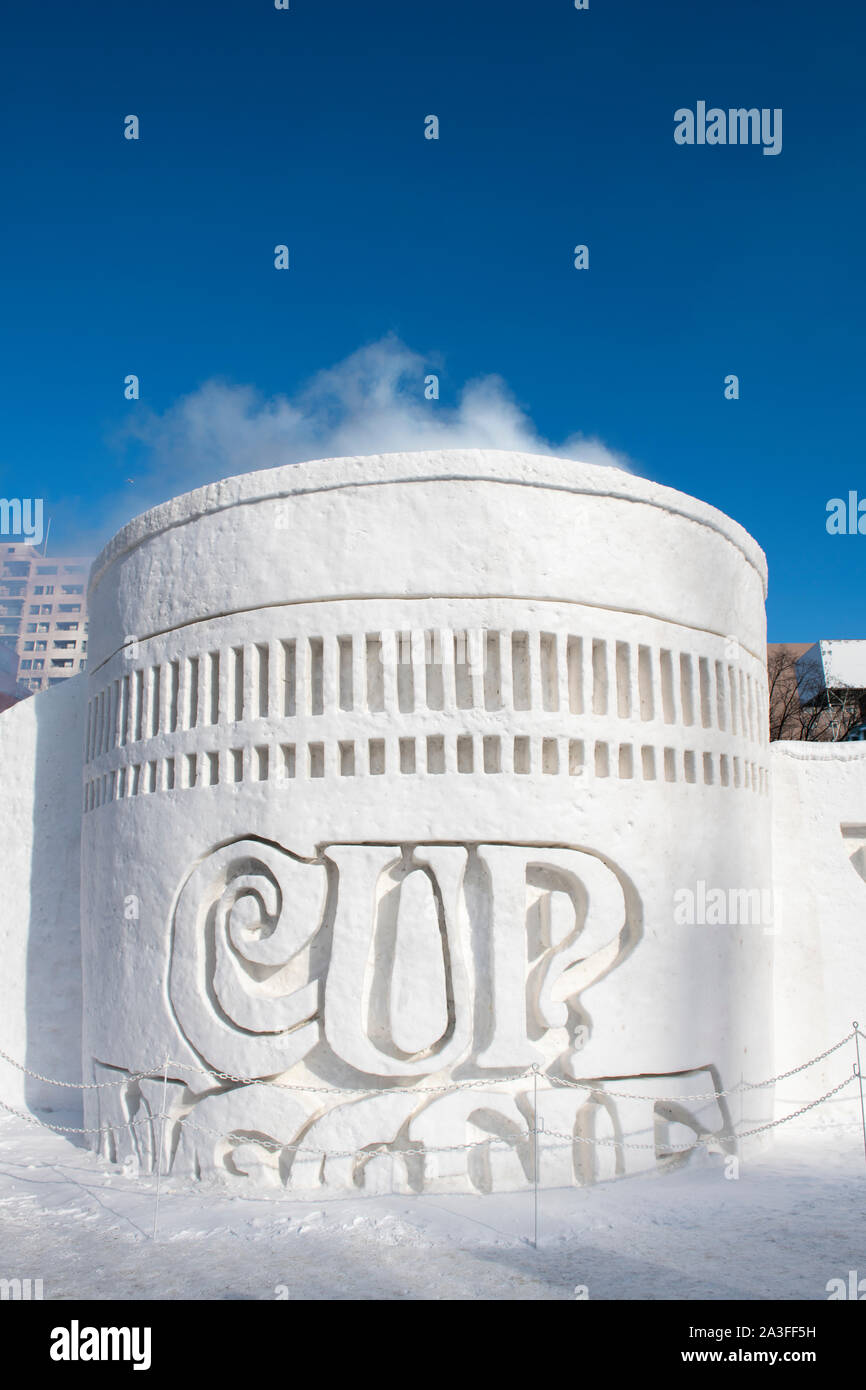 Sapporo Snow Festival Febbraio 2019 Foto Stock