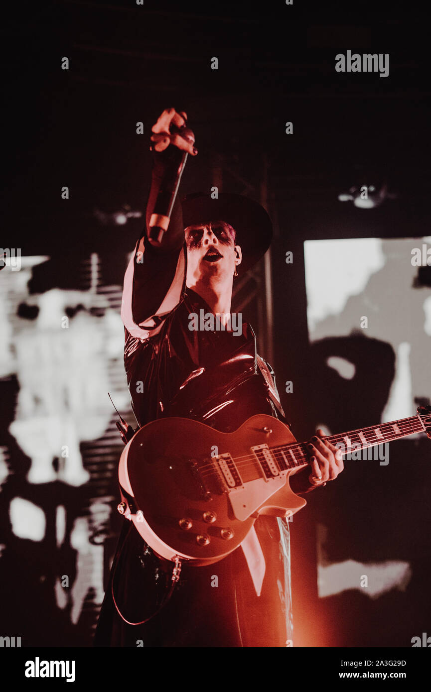 Milano Italia 7 ottobre 2019 Achille Lauro live at Fabrique © Giulia Manfieri / Alamy Foto Stock