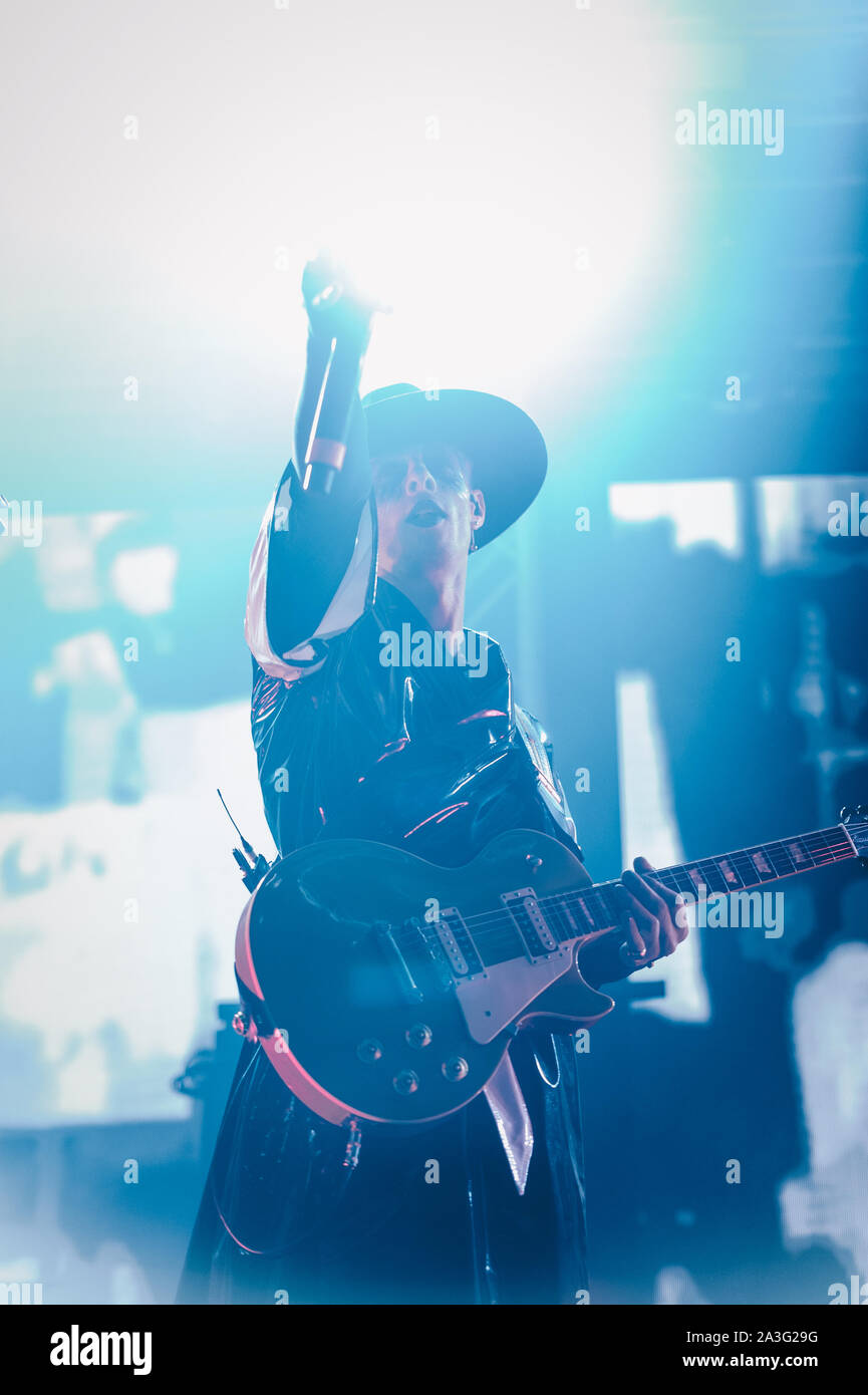 Milano Italia 7 ottobre 2019 Achille Lauro live at Fabrique © Giulia Manfieri / Alamy Foto Stock