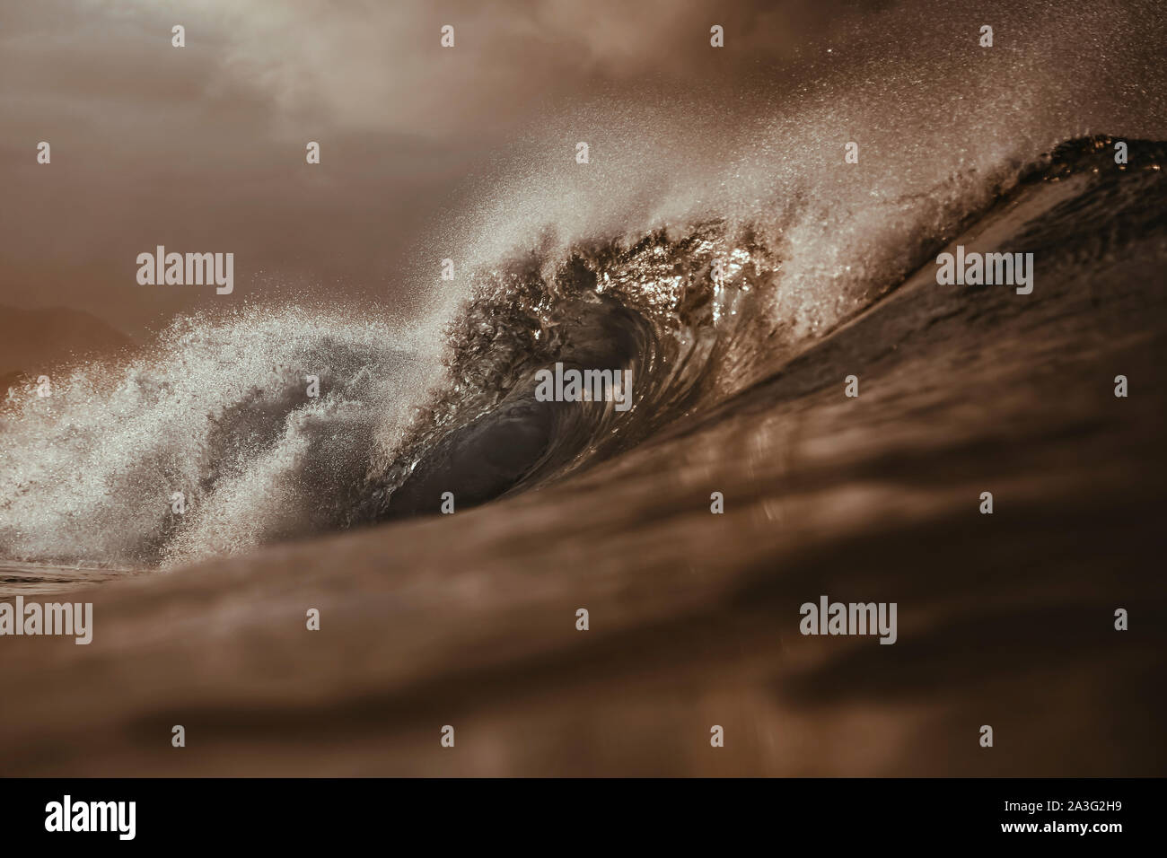 Onda di oceano Foto Stock