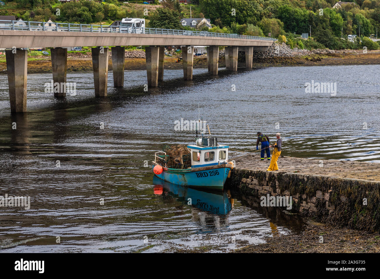 Archaddh Point, Loch Duich, Scozia Foto Stock