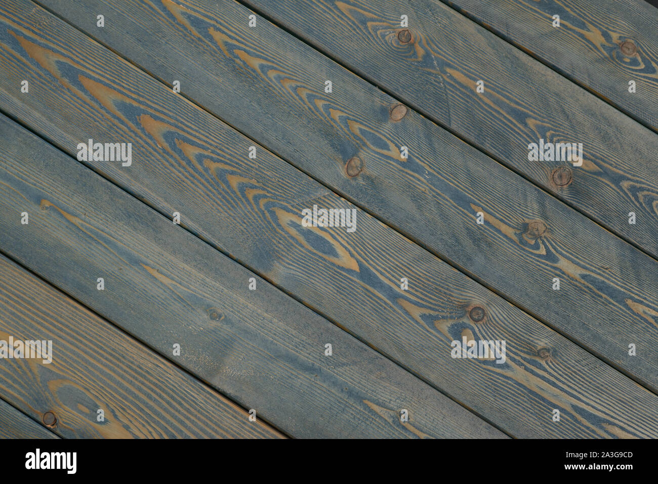 Blu di legno vecchio vuoto sullo sfondo di tessitura per la progettazione Foto Stock