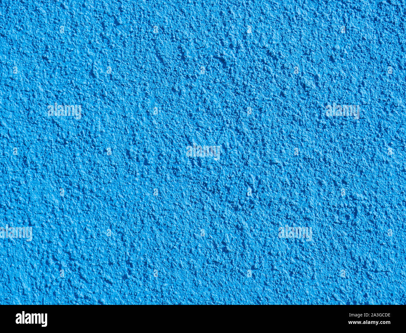 Blue textured gesso di una parete Foto Stock