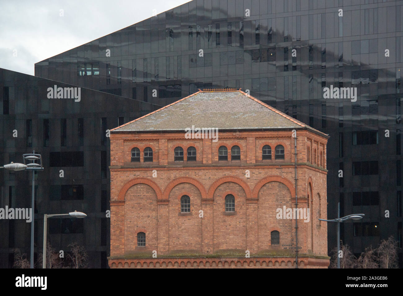 Architettura di Liverpool Foto Stock