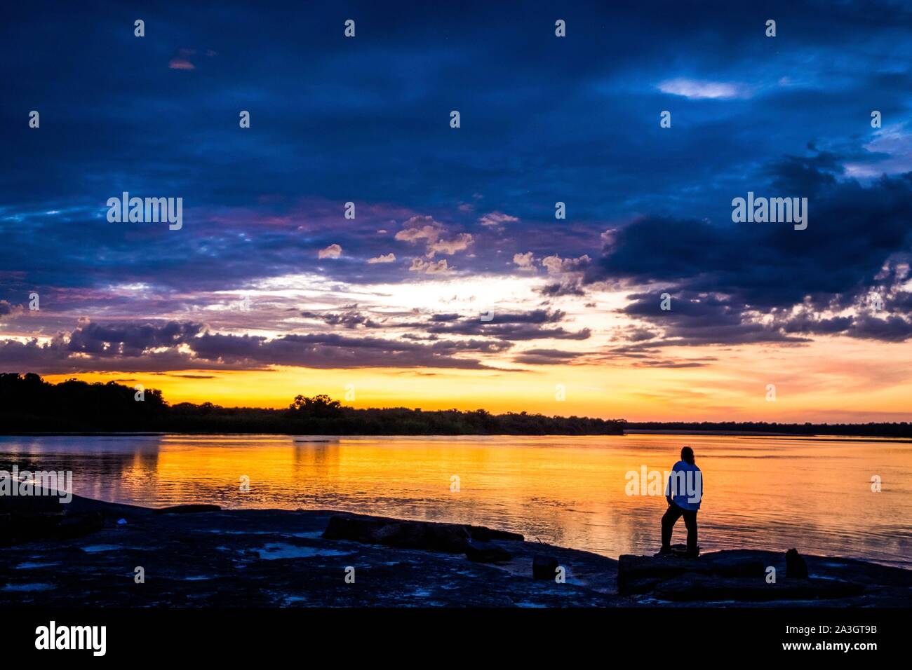 La Colombia, Llanos, Vichada, Tambora, Tuparro Parco Nazionale Foto Stock