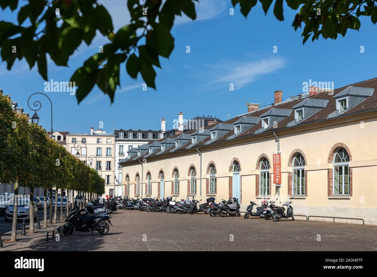 Francia, Yvelines, Saint Germain en Laye, Paolo e Andr? Vera zona, Rue De Gramont Foto Stock