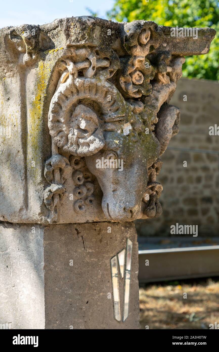 Francia, Yvelines, Saint Germain en Laye, Jardin des Arts Foto Stock