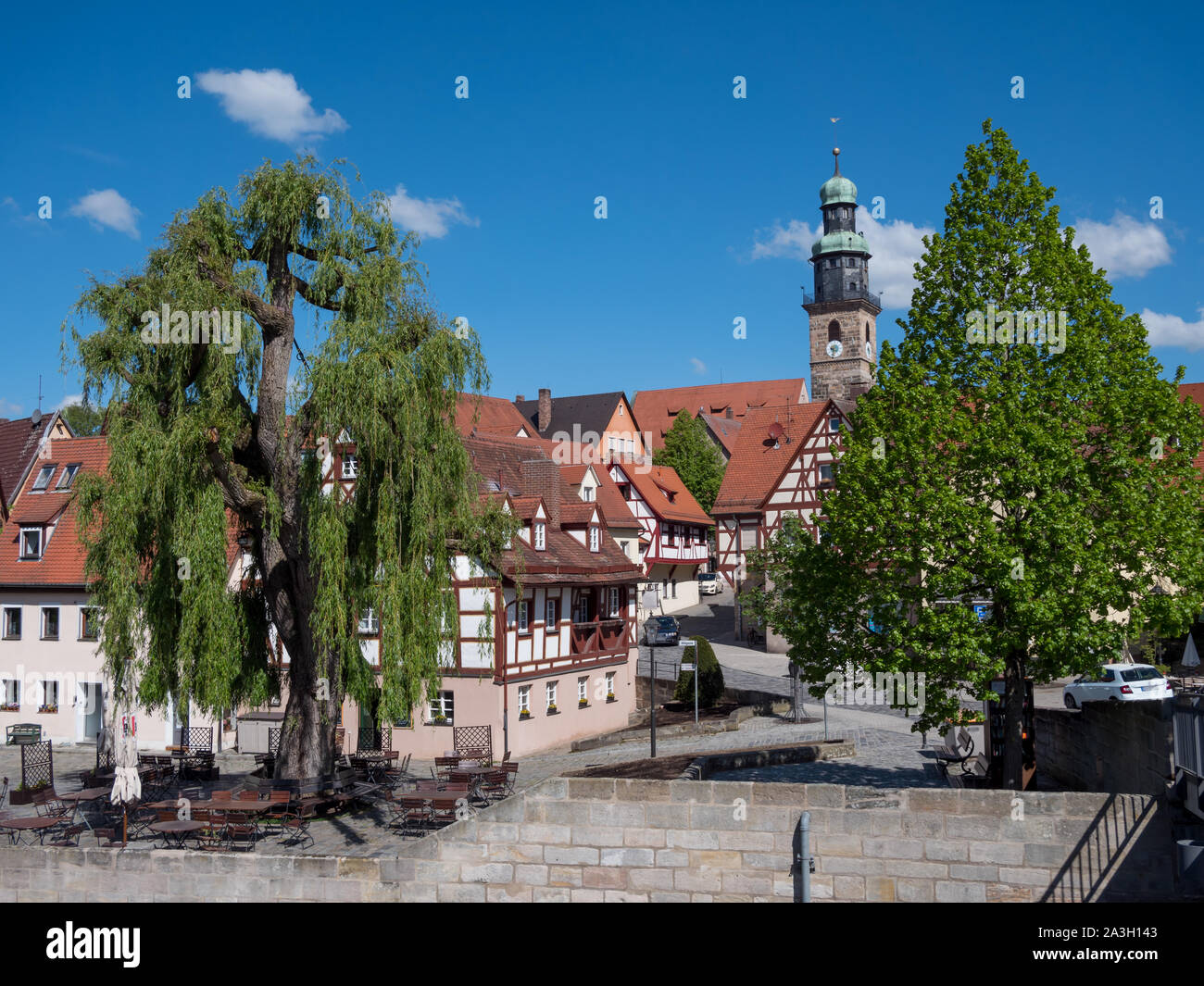 "Lauf an der Pegnitz' nella Franconia in Germania Foto Stock