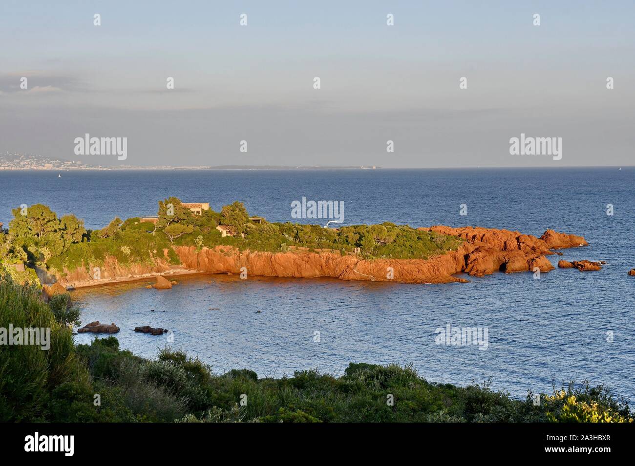 Francia, Var, cornicione e Esterel coast Foto Stock