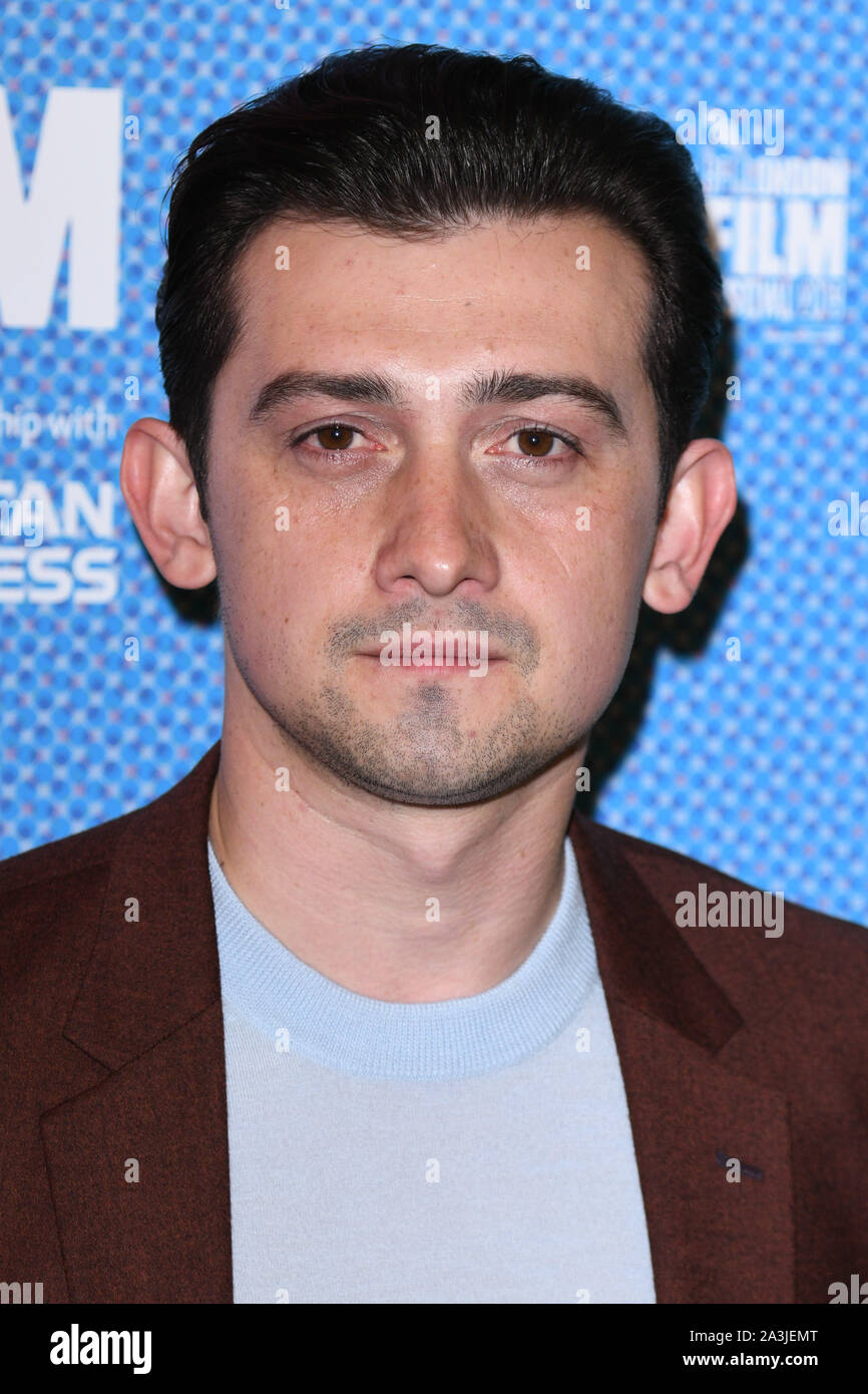 Londra, Regno Unito. 08 ott 2019. Londra, Regno Unito. Ottobre 08, 2019: Craig Roberts in arrivo per il "eterna bellezza' di screening come parte del London Film Festival 2019 a NFT South Bank di Londra. Immagine: Steve Vas/Featureflash Credito: Paul Smith/Alamy Live News Foto Stock