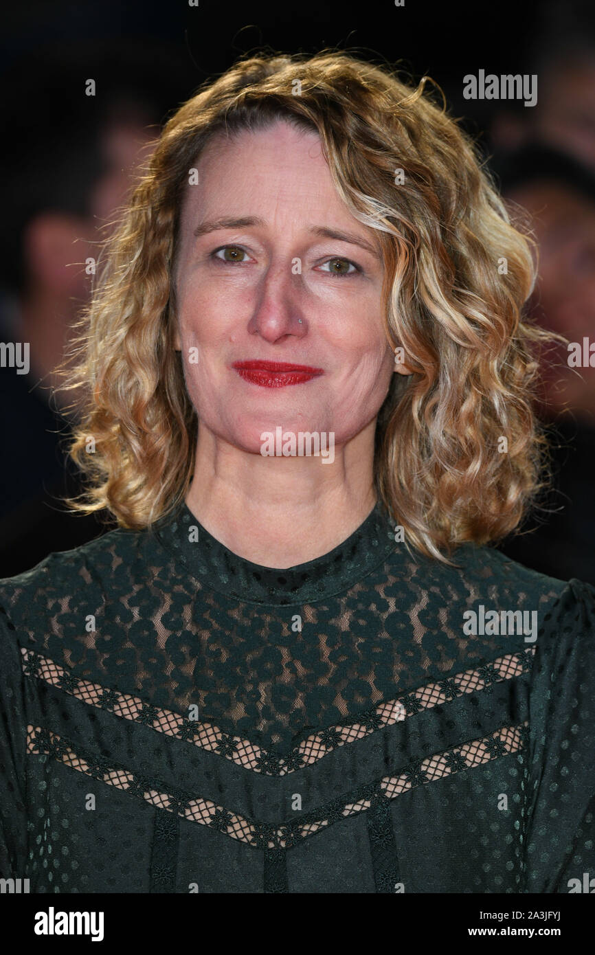 Londra, Regno Unito. 08 ott 2019. Londra, Regno Unito. Ottobre 08, 2019: Tricia Tuttle che arrivano per i coltelli 'Out' di screening come parte del London Film Festival 2019 a l'Odeon Leicester Square, Londra. Immagine: Steve Vas/Featureflash Credito: Paul Smith/Alamy Live News Foto Stock