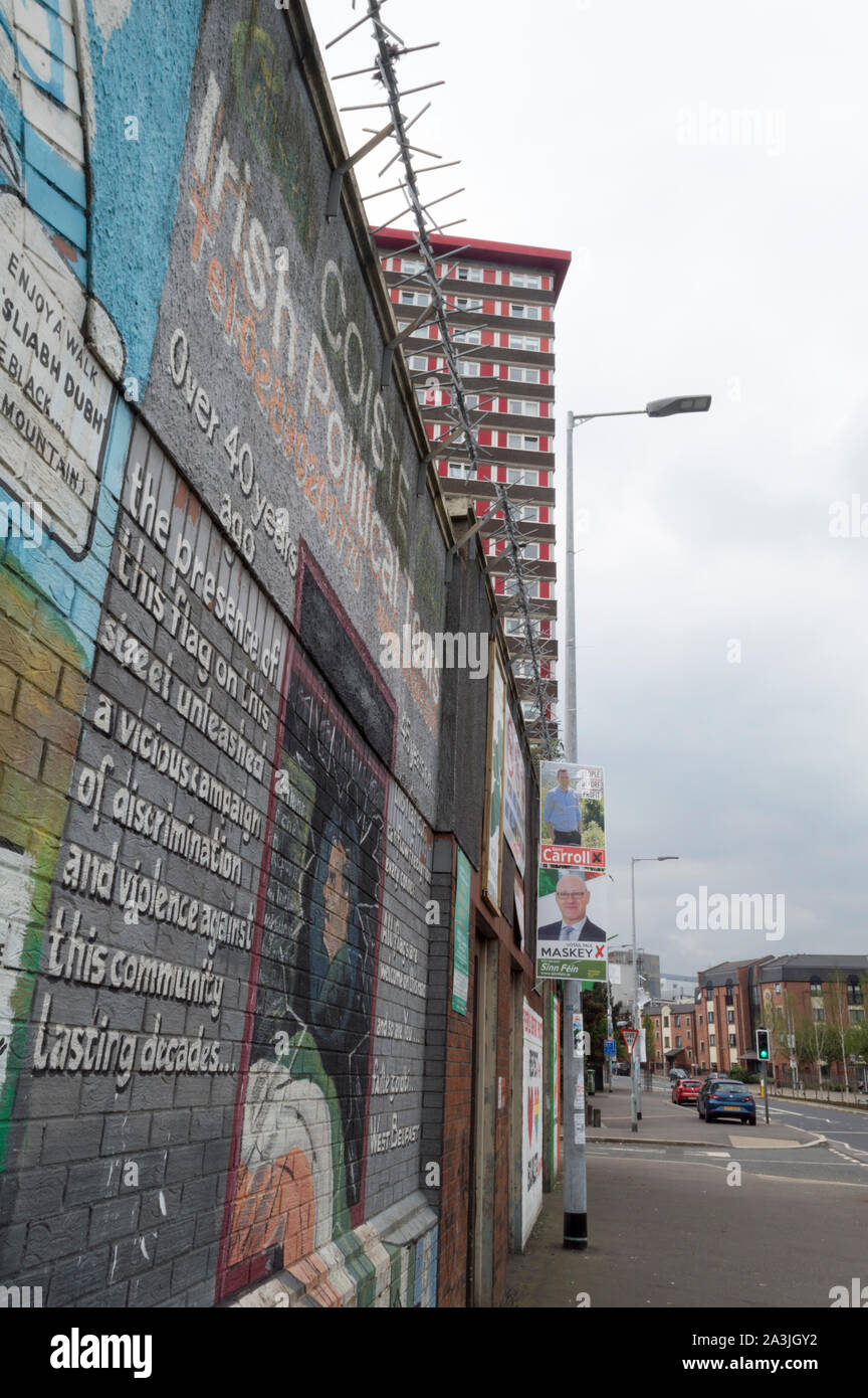 Divis Tower, Belfast, Irlanda del Nord Foto Stock