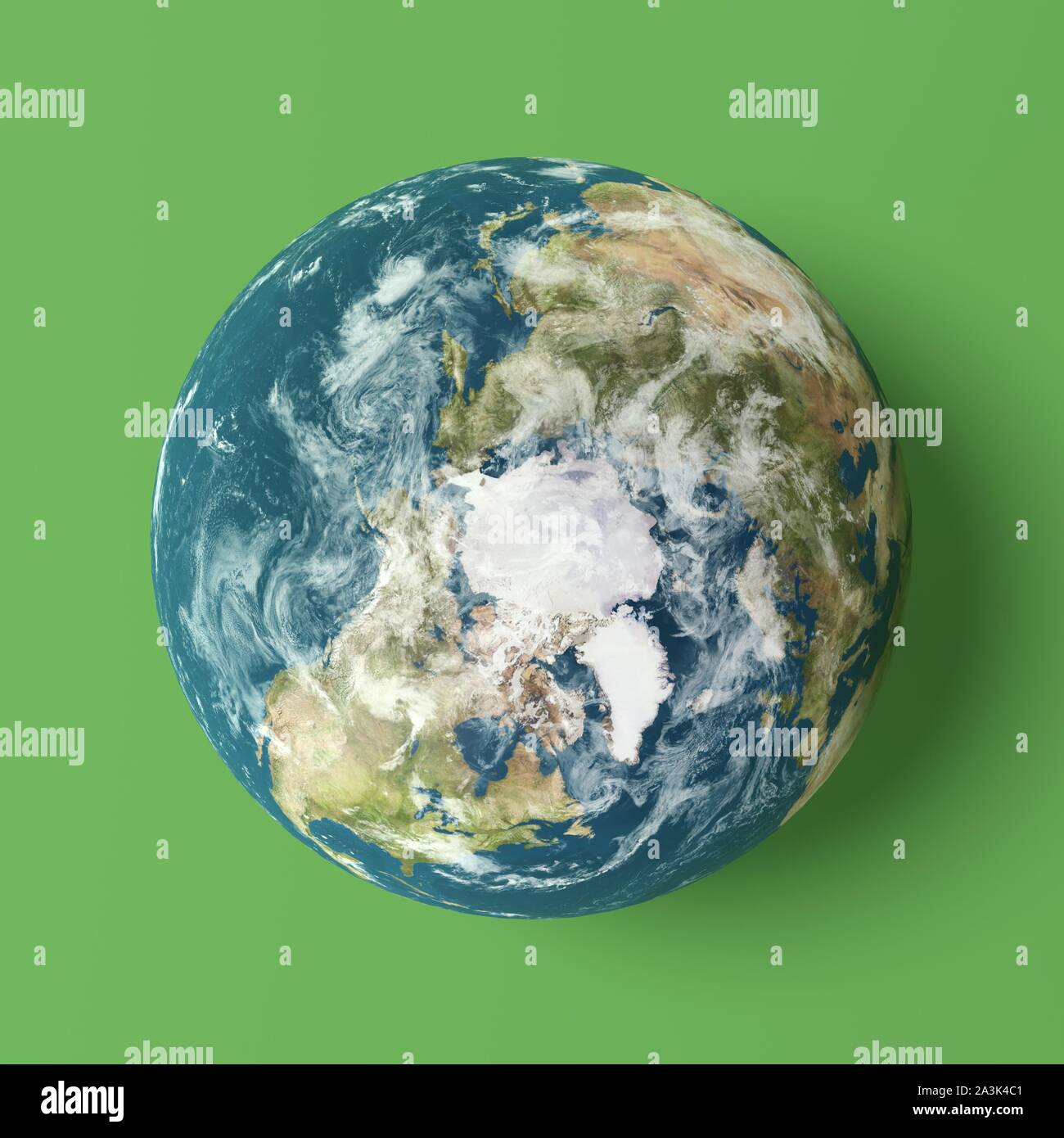 Salvare il pianeta, illustrazione Foto Stock