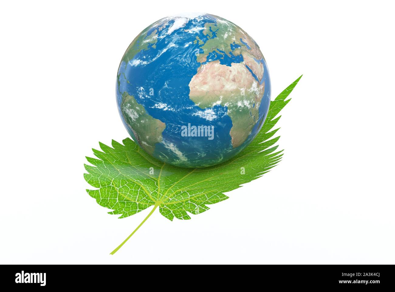 Salvare il pianeta, illustrazione Foto Stock
