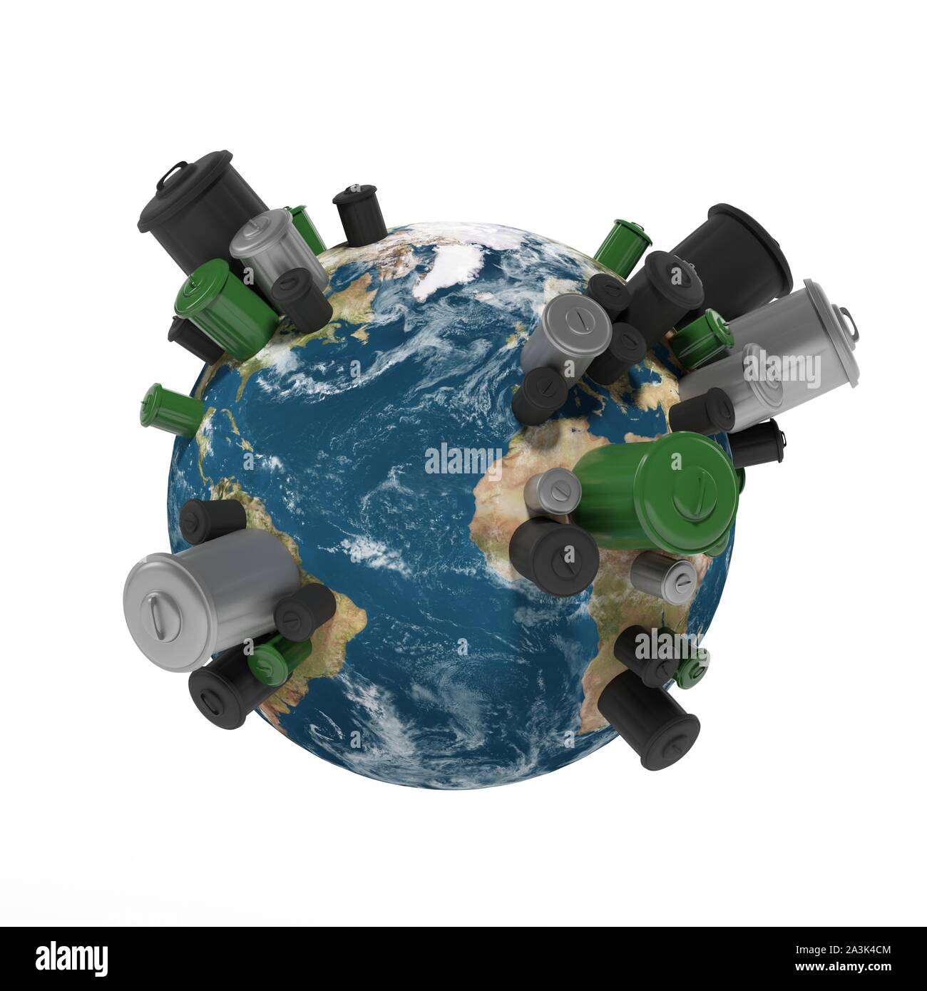 Salvare il pianeta, illustrazione Foto Stock