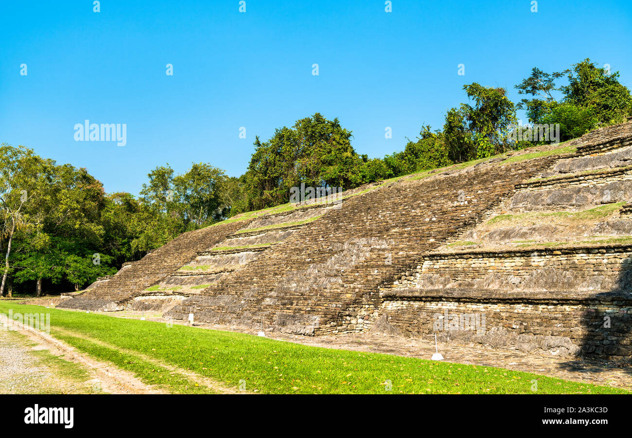 La Piramide di El Tajin, un pre-colombiano sito archeologico in Messico Foto Stock