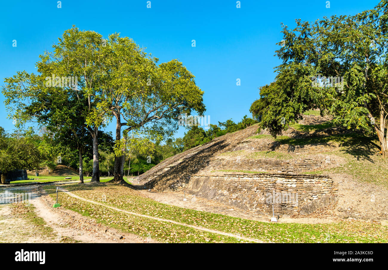 La Piramide di El Tajin, un pre-colombiano sito archeologico in Messico Foto Stock