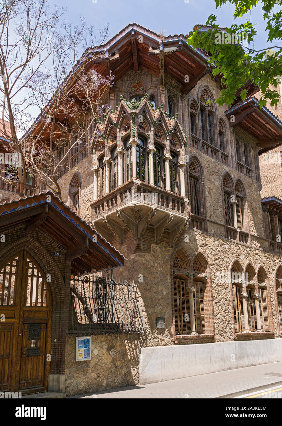 Barcellona; Casa Golferichs, Gran Via de les Corts Catalanes Foto Stock