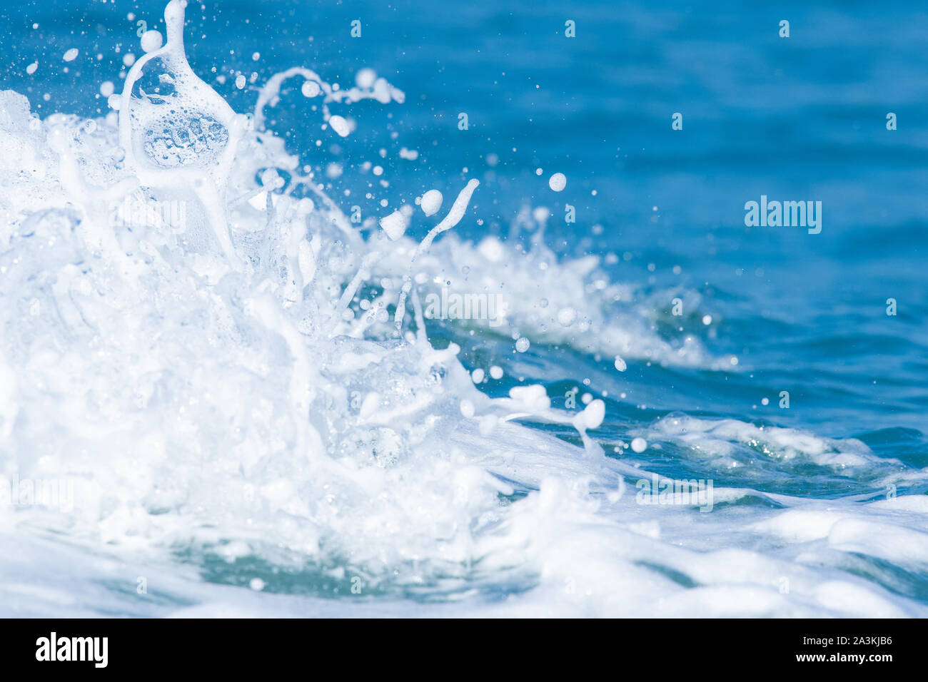 Spruzzo di mare Foto Stock