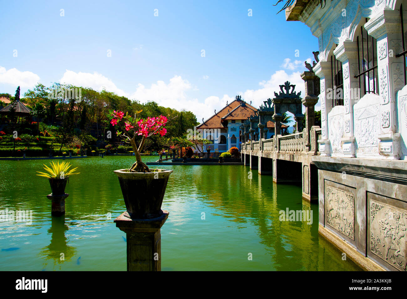 Giardino di Soekasada Ujung - Bali - Indonesia Foto Stock