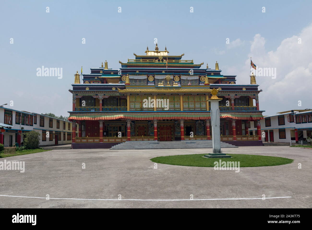 Ralang monastero o Ralong Palchen Choling, Ravangla, Sikkim, India Foto Stock