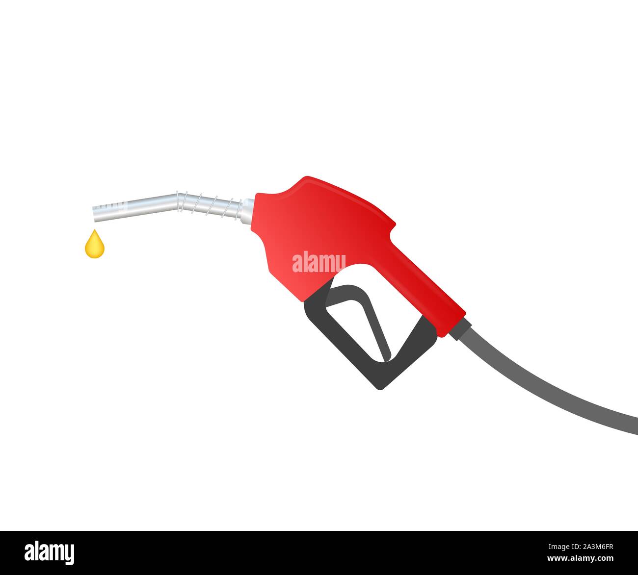 Rifornimento di carburante benzina o diesel vettore banner web. Stazioni di riempimento di rete, petrolio. Illustrazione Vettoriale. Illustrazione Vettoriale