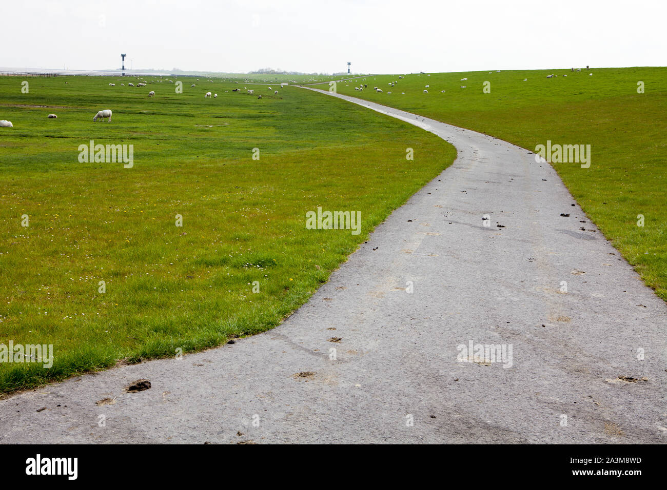 Cuxhaven-Altenbruch, Cuxhaven, Bassa Sassonia, Germania, Europa Foto Stock