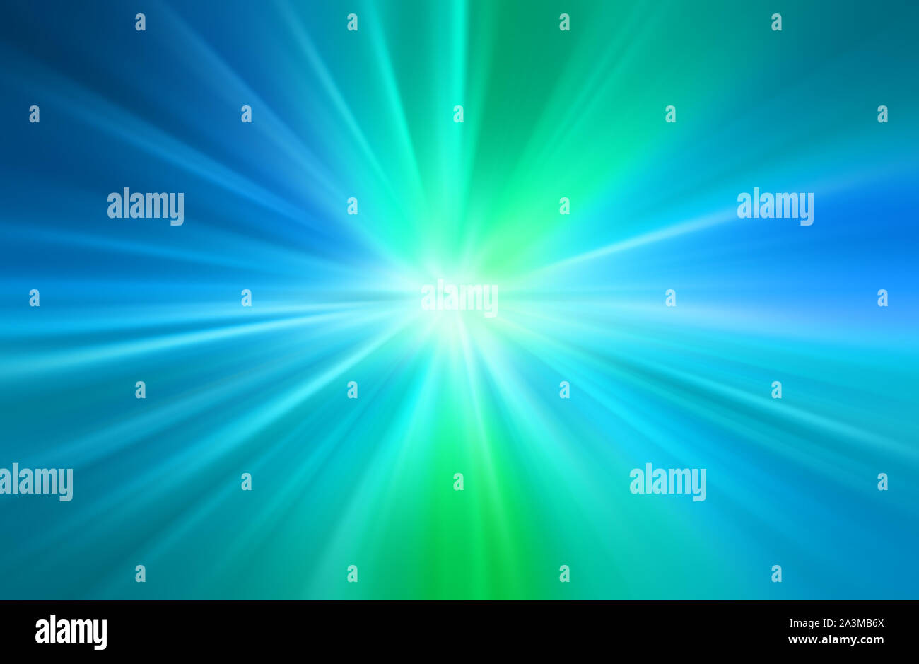 Auroral spettacolare display moto radiale blur neon luci del nord Foto Stock