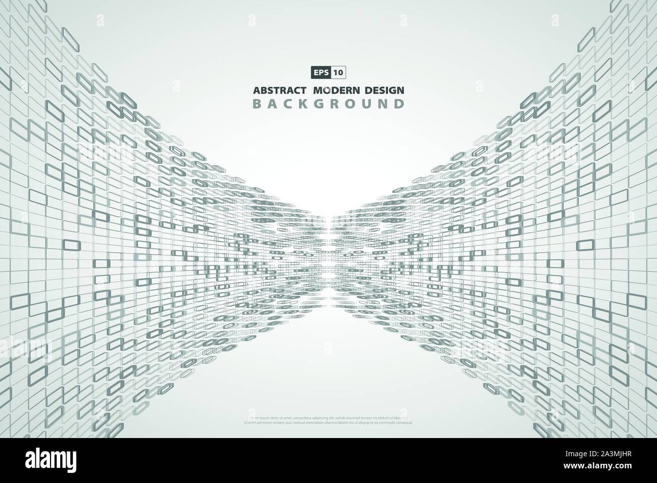 Abstract quadrato grigio moderna tecnologia dello sfondo. Utilizzare per creare poster, annuncio, d'arte e progettazione del modello di relazione di copertura. illustrazione eps vettoriali10 Illustrazione Vettoriale