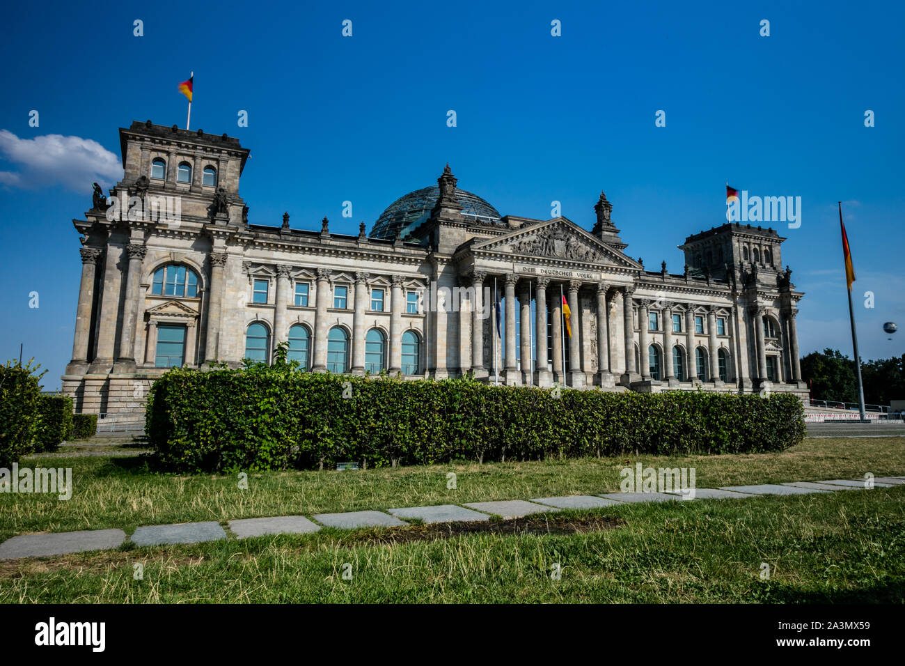 Il Parlamento tedesco a Berlino città Foto Stock