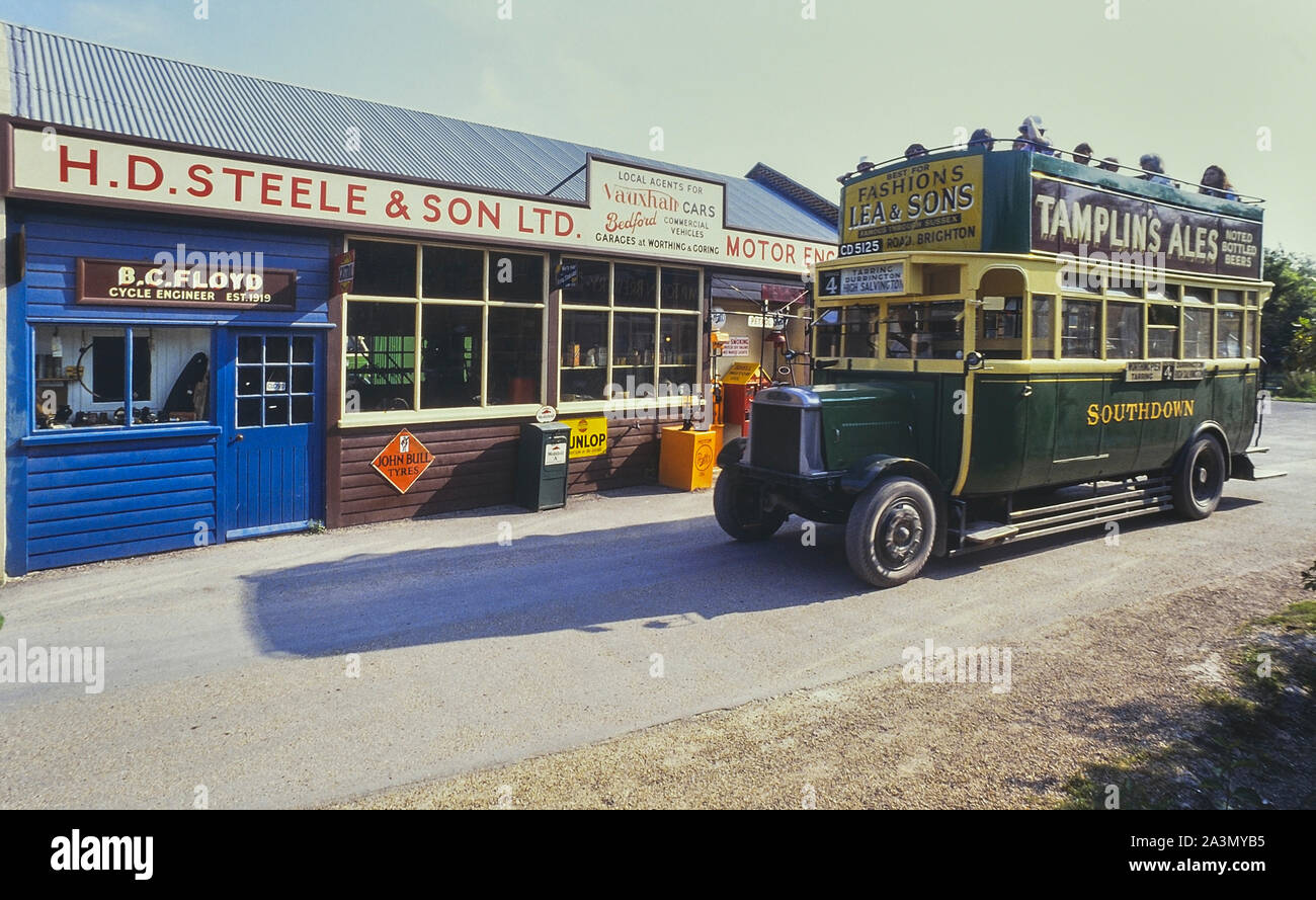 Leyland Bus N A Amberley Museum & Heritage Centre. West Sussex. In Inghilterra. Regno Unito Foto Stock