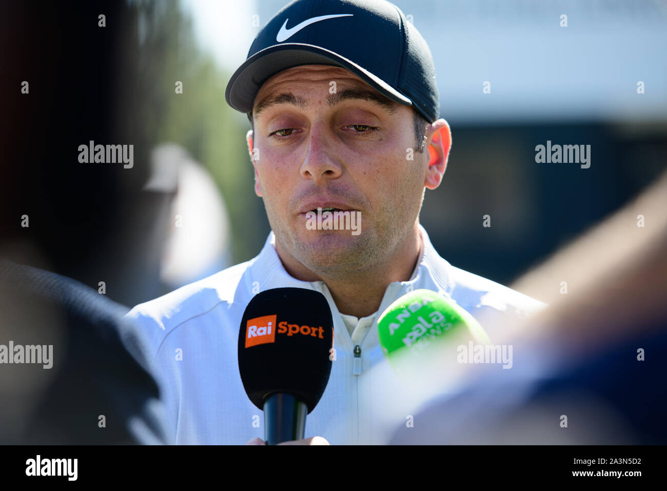 Roma, Italia. 09oct, 2019. Conferenze stampa del 76° Open Italia a Olgiata Golf Club Roma (Foto di Domenico Cippitelli/Pacific Stampa) Credito: Pacific Press Agency/Alamy Live News Foto Stock