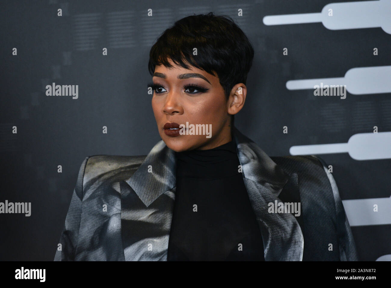 Monica assiste il Savage x Fenty gli arrivi durante la settimana della moda di New York presso Barclays Center il 10 settembre 2019 a New York City. Foto Stock
