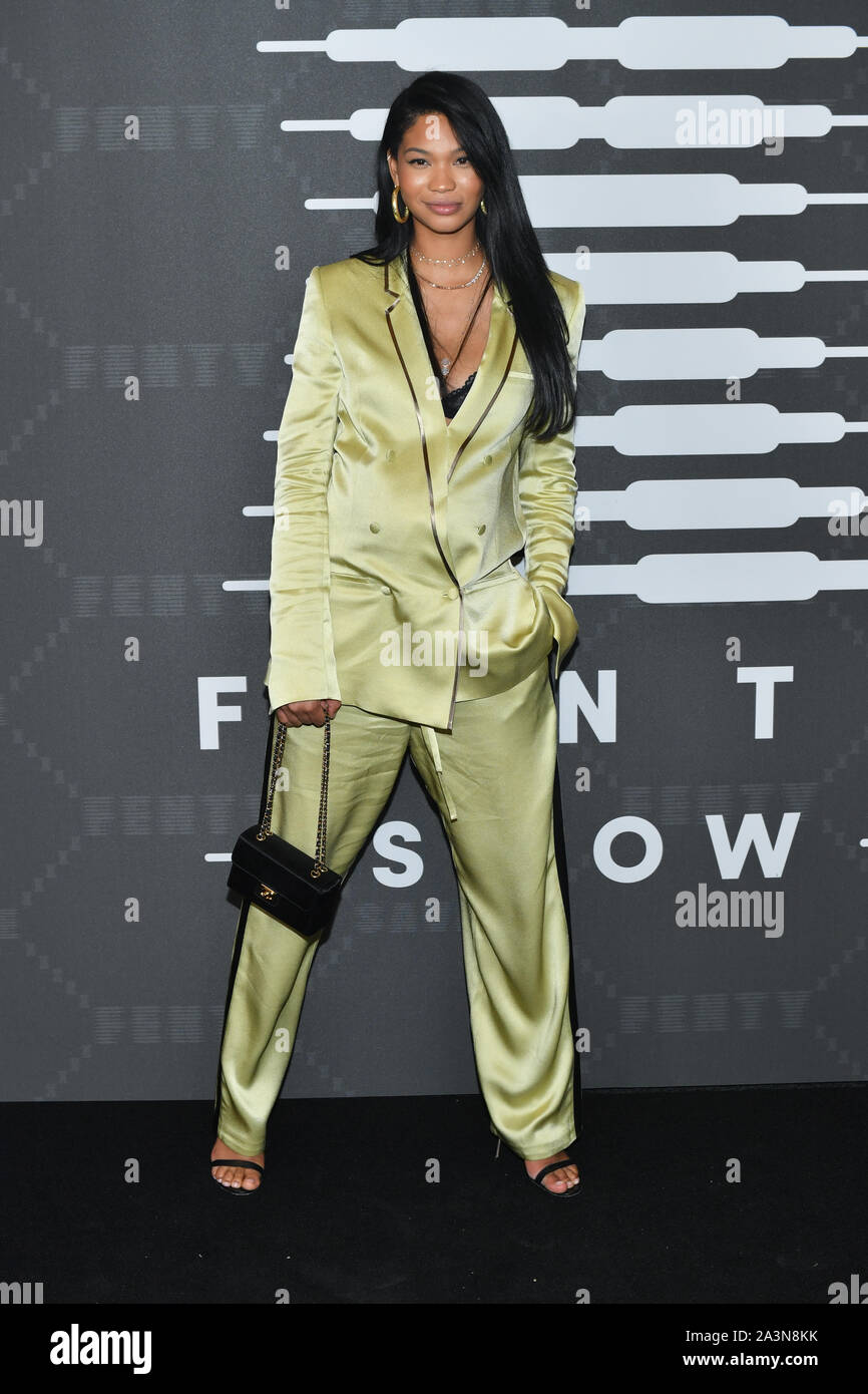 Chanel Iman assiste il Savage x Fenty gli arrivi durante la settimana della moda di New York presso Barclays Center il 10 settembre 2019 a New York City. Foto Stock