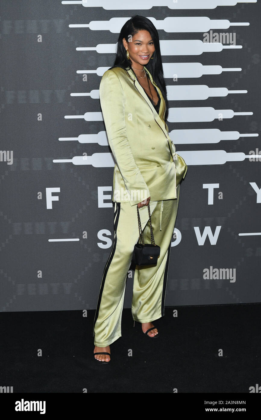 Chanel Iman assiste il Savage x Fenty gli arrivi durante la settimana della moda di New York presso Barclays Center il 10 settembre 2019 a New York City. Foto Stock